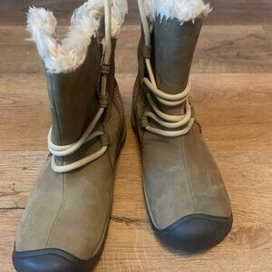 Keen Youth Brown Winter Boots